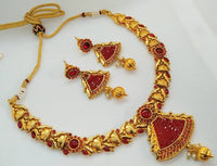 Thumbnail for Pink Antique Necklace Set