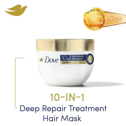 Dove 10 in 1 Deep Repair Treatment Hair Mask - Distacart