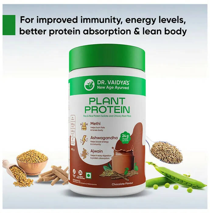 Dr. Vaidya's Plant Protein Powder - Distacart