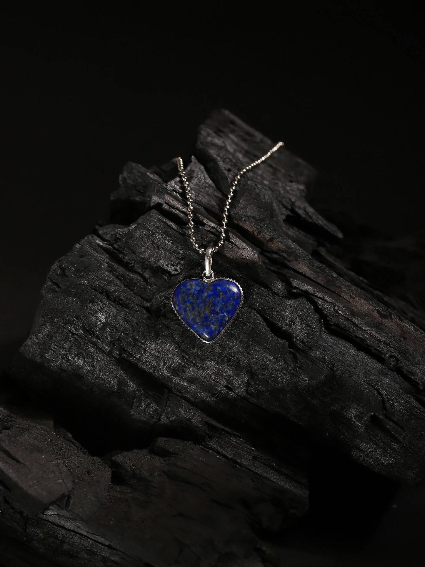 Women's Silver-Toned Blue Silver-Plated Handcrafted Chain - Ruby Raang - Distacart