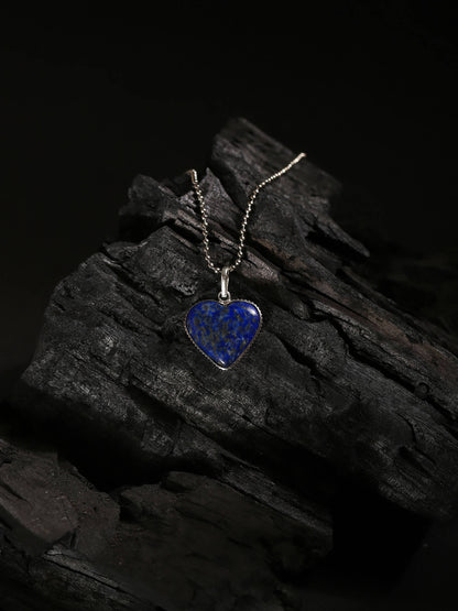Women's Silver-Toned Blue Silver-Plated Handcrafted Chain - Ruby Raang - Distacart