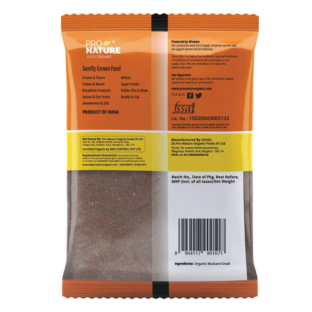 Pro Nature Organic Mustard (Small)
