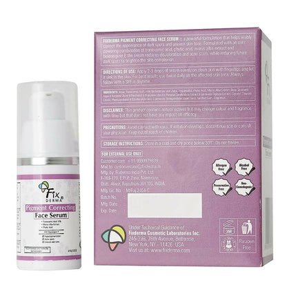 Fixderma Pigment Correcting Face Serum - Distacart