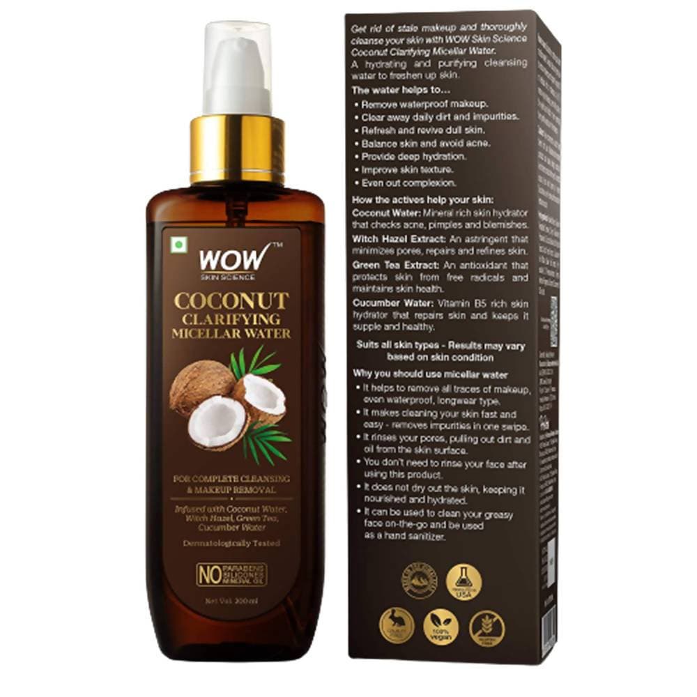 Wow Skin Science Coconut Clarifying Micellar Water