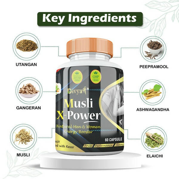 Divya Shree Musli X- Power Capsules - Distacart