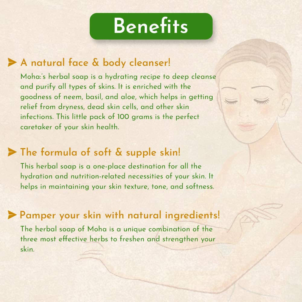 Moha Herbal Soap benefits