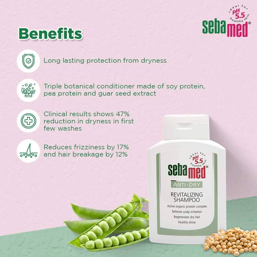 Sebamed Anti-Dry Revitalizing Shampoo benefits