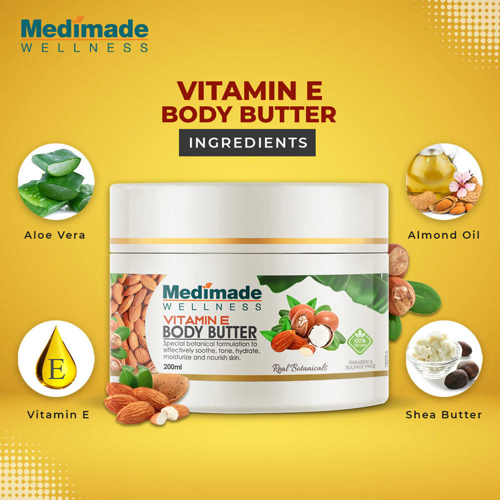 Medimade Wellness Vitamin E Body Butter - Distacart