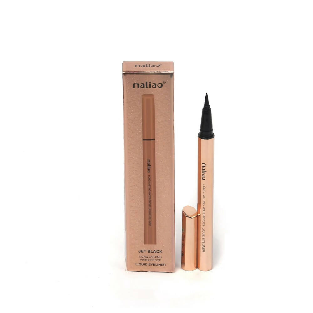 Maliao Professional Matte Look Jet Black Liquid Eyeliner - Distacart