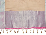 Thumbnail for Mimosa Women's Banarasi Art Silk Brown Saree - Distacart