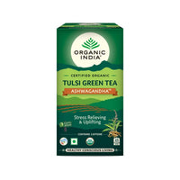 Thumbnail for Organic India Tulsi Green Tea Ashwagandha - Distacart