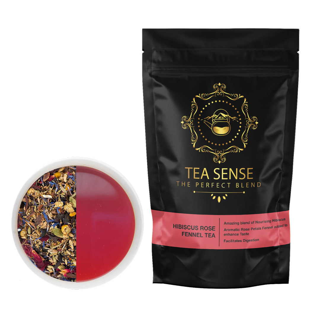 Tea Sense Hibiscus Rose Tea - Distacart