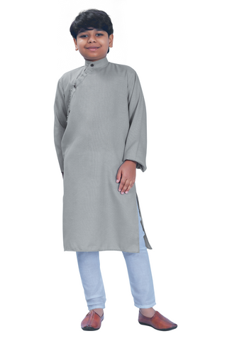 DEIANA'S Casual Designer Kurta Pyjama Set For Boys And kids (Grey) - Distacart