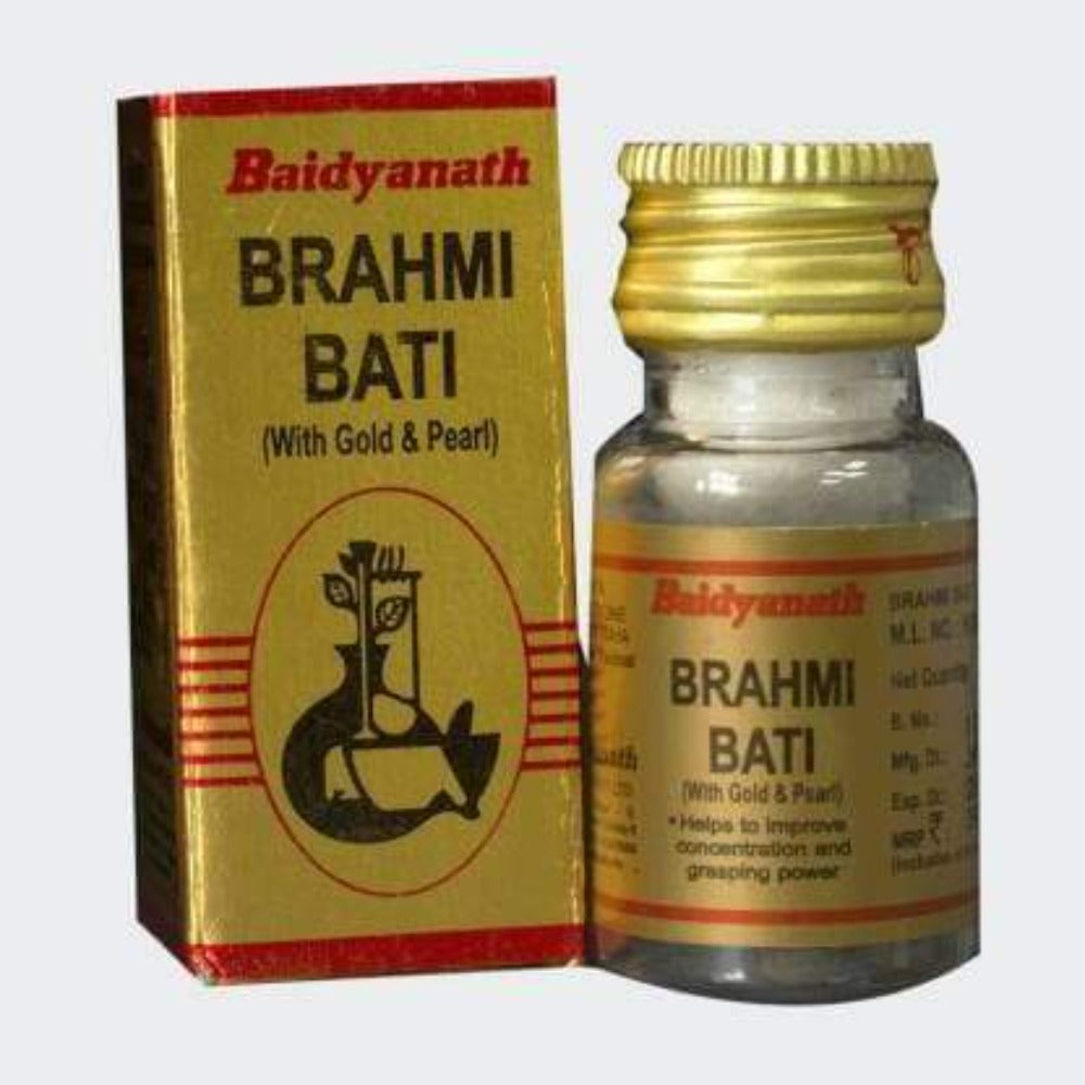 Baidyanath Brahmi Bati with Gold and Pearl