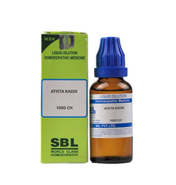 SBL Homeopathy Atista Radix Dilution