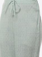 Thumbnail for Biba Women V-Neck Kurta & Trousers With Dupatta - Distacart