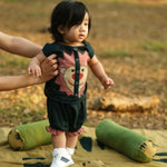 Thumbnail for Mhyssa Alex Black T-shirt with Bloomer Shorts Set For Kids - Distacart
