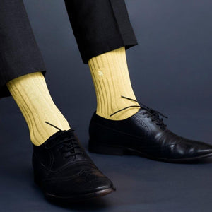 Socksoho Luxury Men Socks Cool Lemon Edition