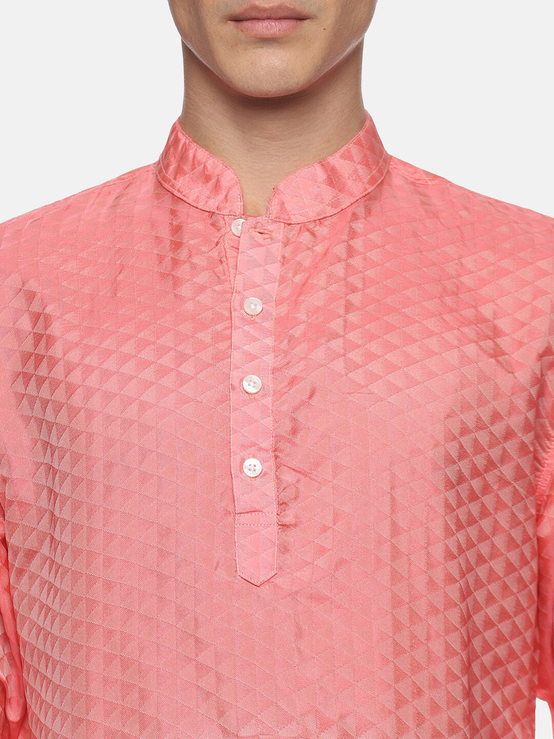 Sethukrishna Men Red Striped Kurta with Dhoti Pants - Distacart