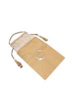 Thumbnail for Masq Magenta & White Embroidered Potli Clutch - Distacart