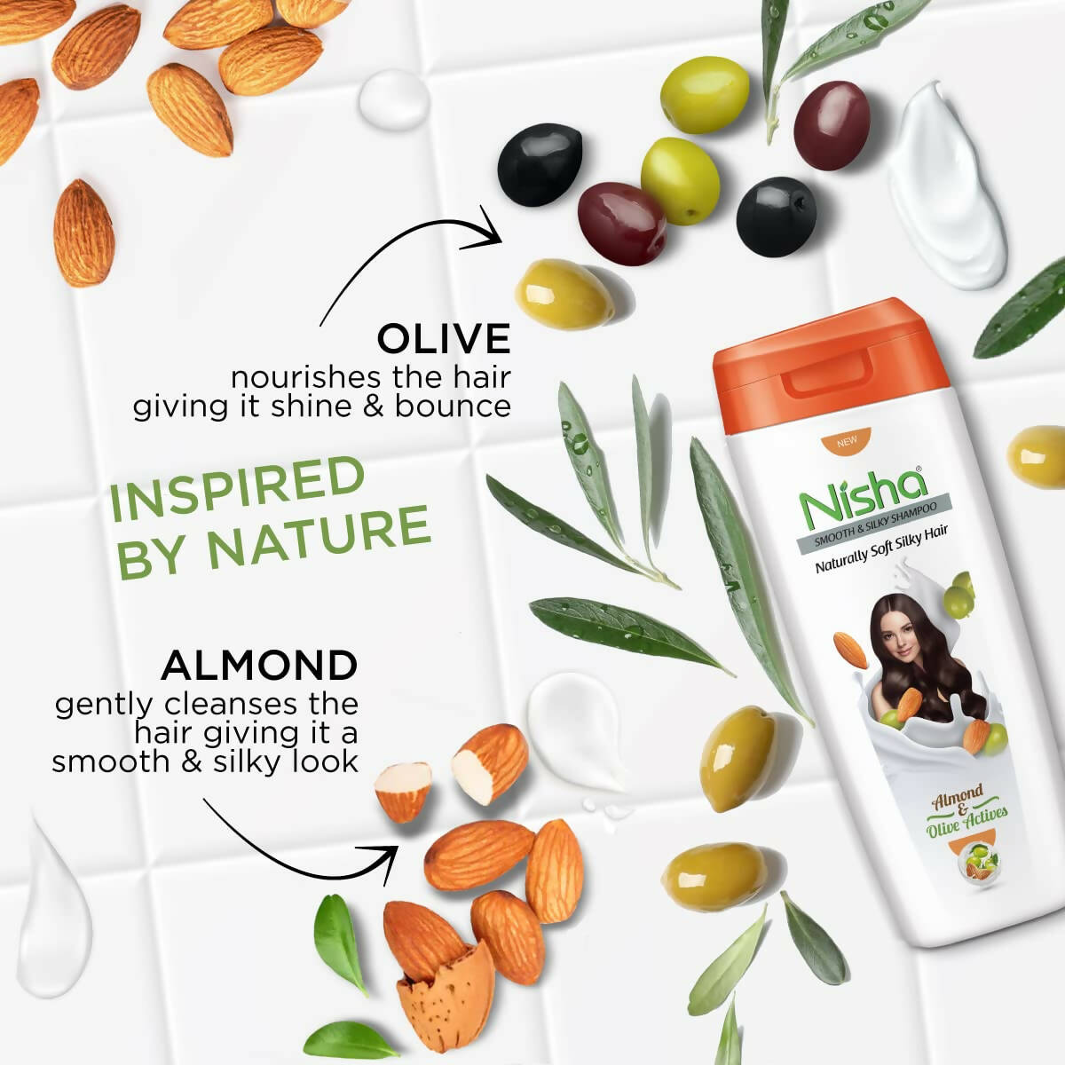 Nisha Smooth Naturally Soft Silky Hair Shampoo - Distacart