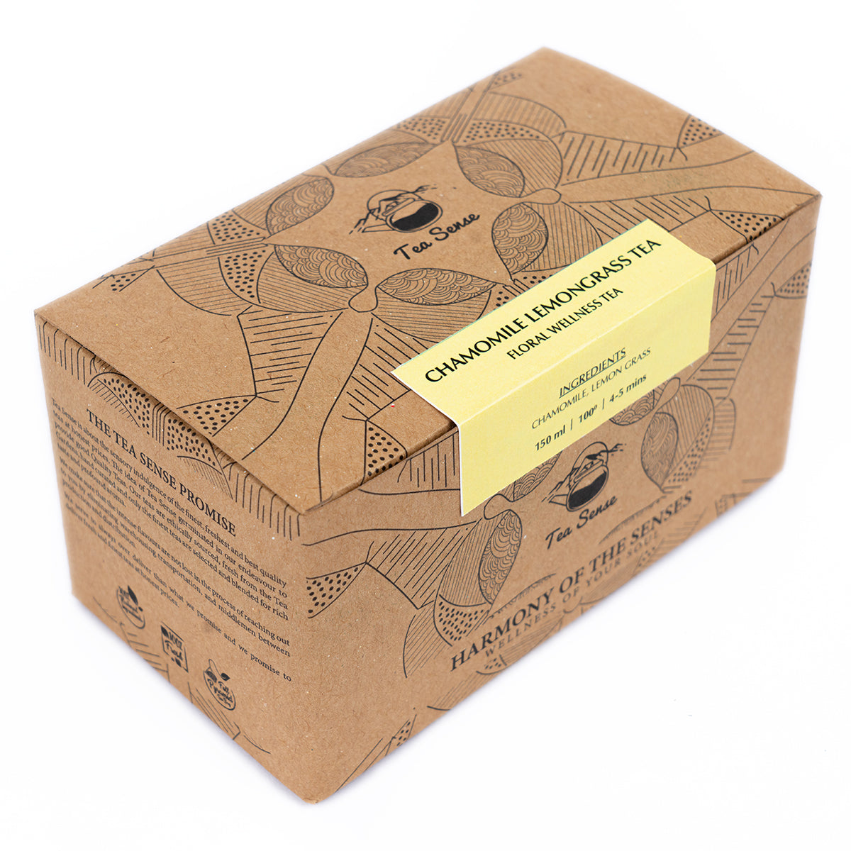 Tea Sense Chamomile Lemongrass Tea Bags Box - Distacart