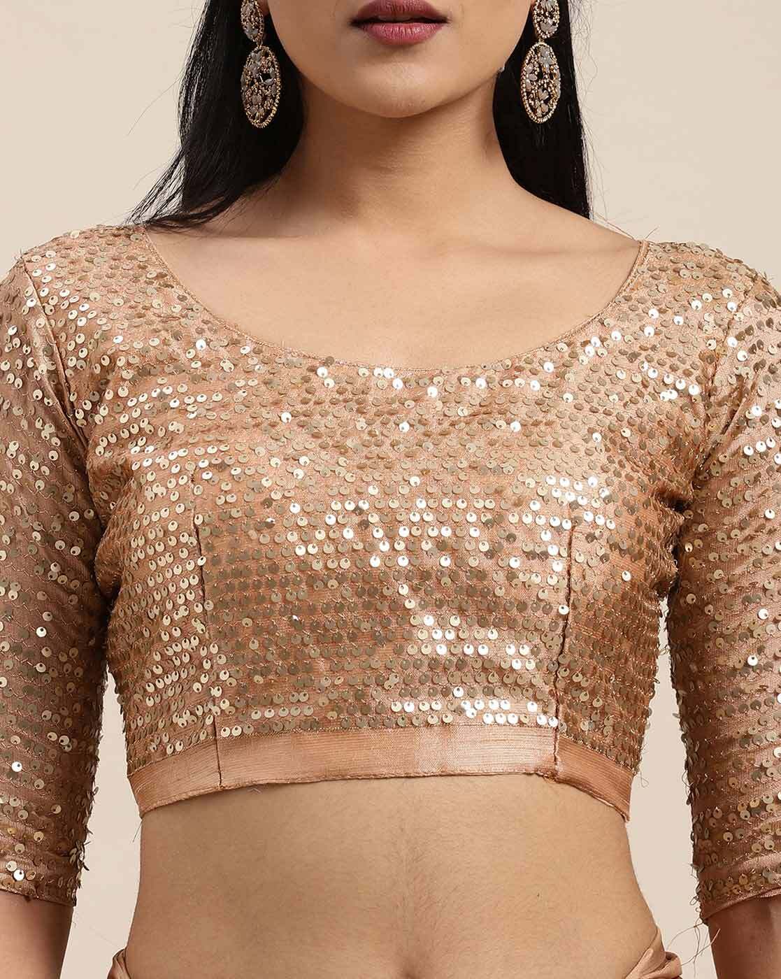 Saree Mall Brown Striped Satin Saree - Distacart