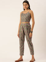 Thumbnail for Kalini Women White Regular Pure Cotton Kurta with Trousers - Distacart