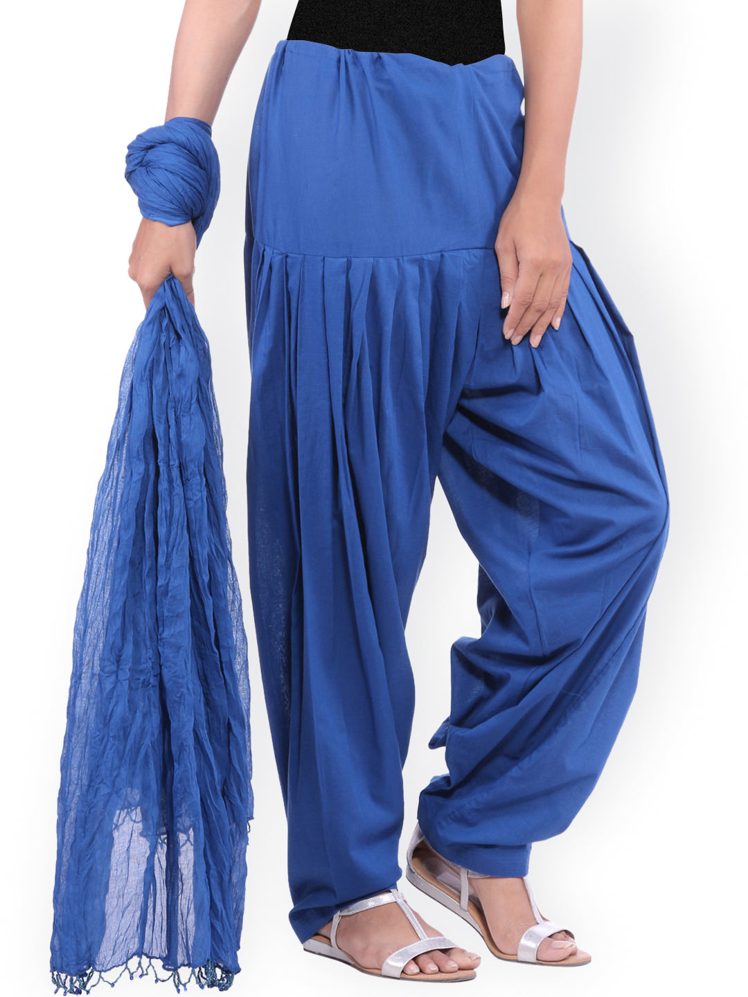 Jaipur Kurti Blue Women Patiala and Dupatta - Distacart