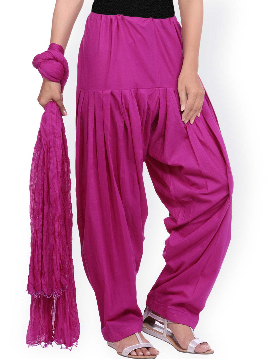 Jaipur Kurti Magenta Women Patiala and Dupatta - Distacart