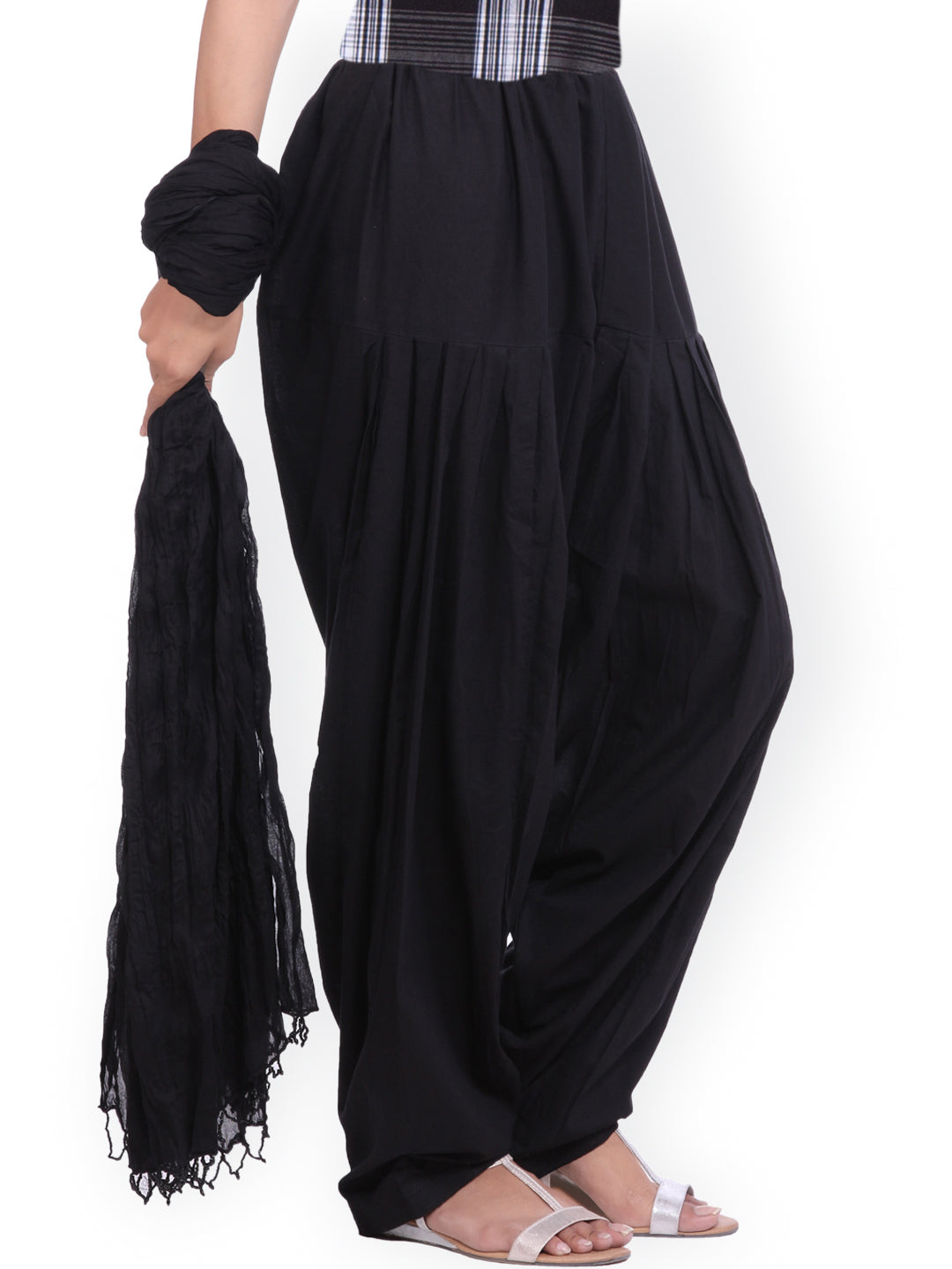 Jaipur Kurti Black Women Patiala & Dupatta - Distacart