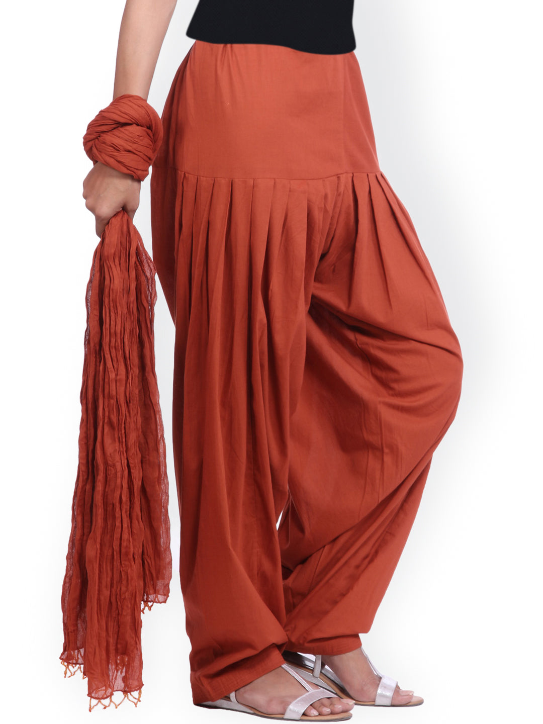 Jaipur Kurti Brown Women Patiala & Dupatta - Distacart