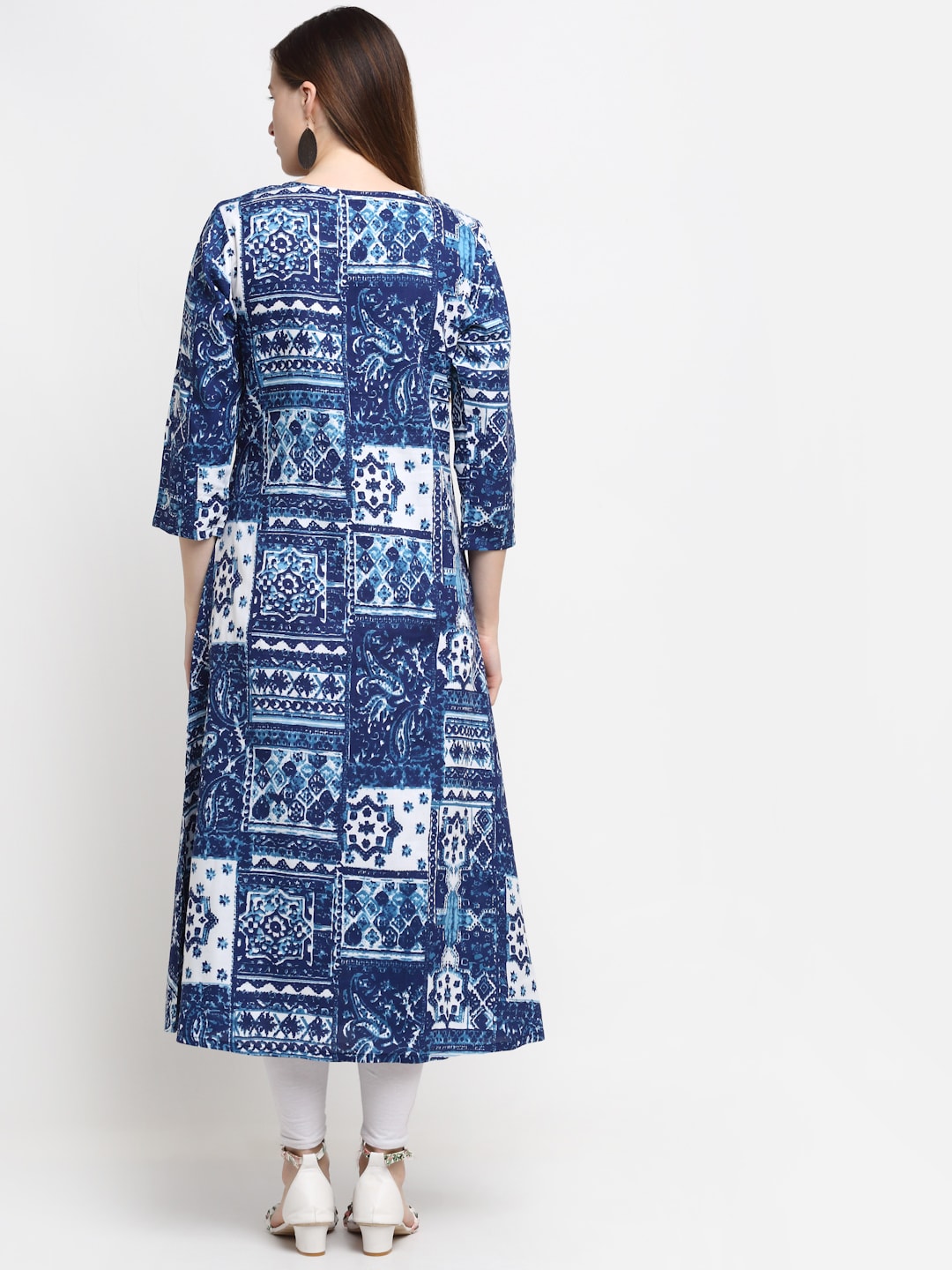 Kalini Women Blue Printed Kurta - Distacart
