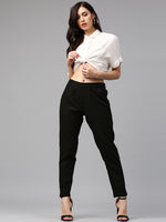 Thumbnail for Jaipur Kurti Women Black Trousers - Distacart