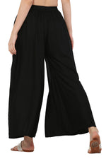Thumbnail for PAVONINE Black Color Rayon Fabric Jumbo Sharara For Women - Distacart