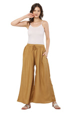 Thumbnail for PAVONINE Beige Color Rayon Fabric Jumbo Sharara For Women - Distacart