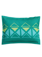 Thumbnail for SEJ by Nisha Gupta Off-White Geometric Flat 144 TC 1 Double Bedsheet 2 Pillow Covers - Distacart