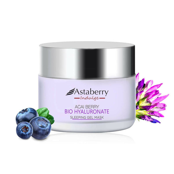 Astaberry Indulge Acai Berry Bio Hyaluronate Sleeping Gel Mask - Distacart