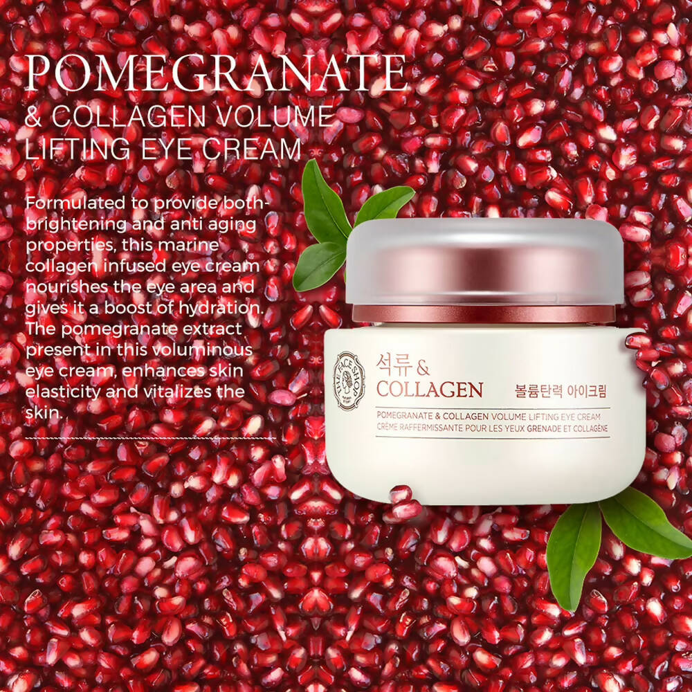 The Face Shop Pomegranate & Collagen Volume Lifting Eye Cream - Distacart