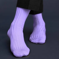 Thumbnail for Socksoho Luxury Men Socks Lavender Edition