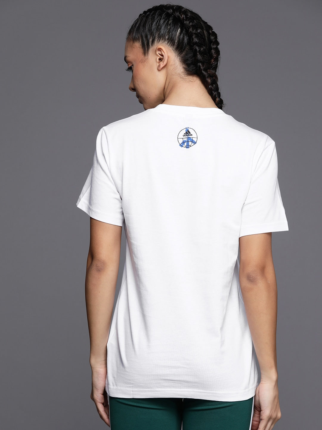 Adidas Women SS Change Pure Cotton T-shirt - Distacart