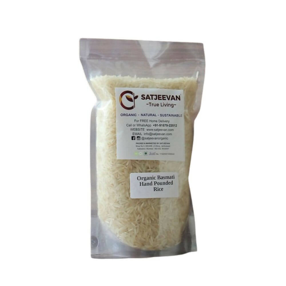 Satjeevan Organic Hand-Pounded Basmati Rice - Distacart
