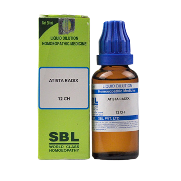 SBL Homeopathy Atista Radix Dilution