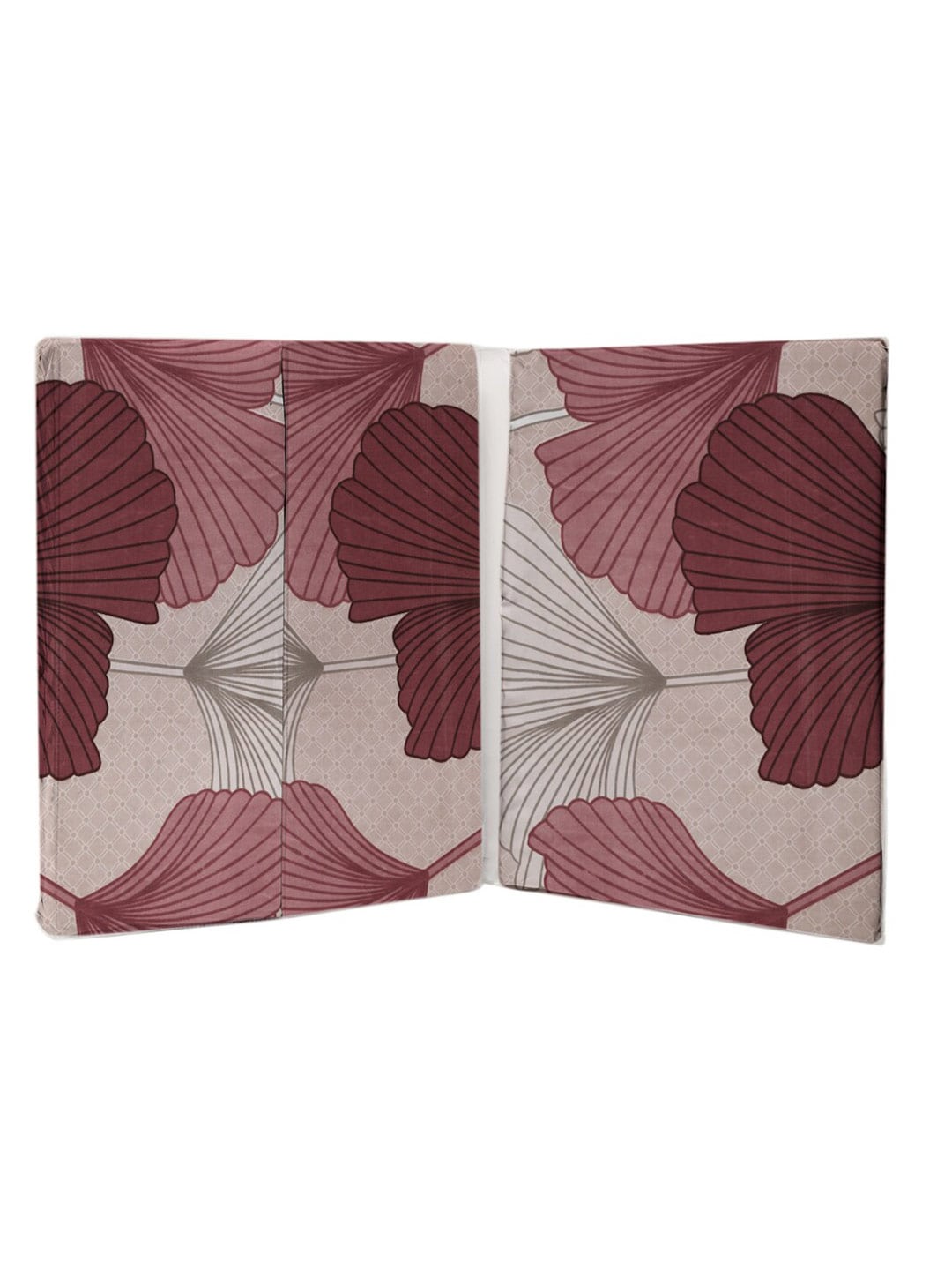 KLOTTHE Beige Floral 300 TC Cotton Blend Double Bedsheet Set - Distacart