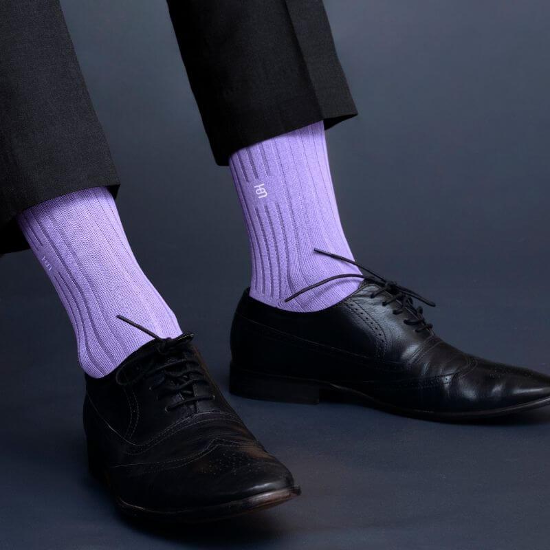Socksoho Luxury Men Socks Lavender Edition