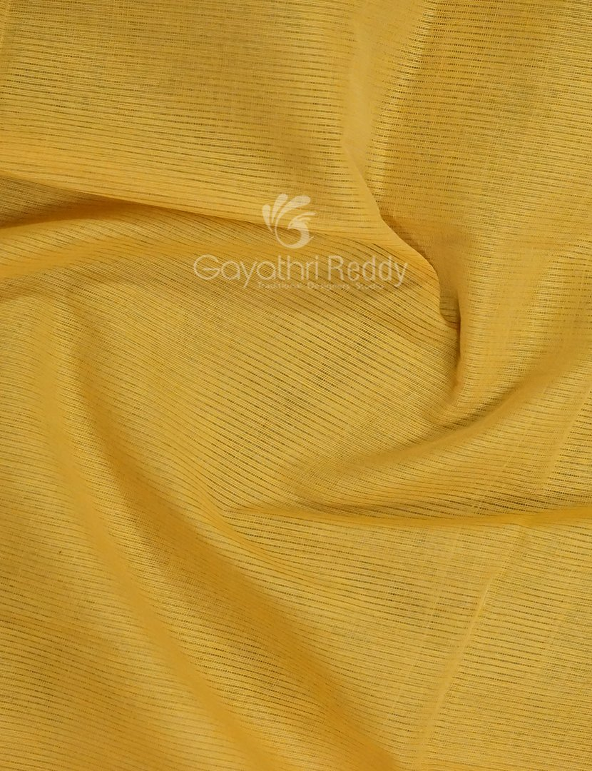 Shades of Yellowish Pure Mangalgiri Cotton By Gayathri Reddy Designer Studio - Distacart