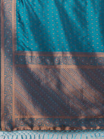 Thumbnail for Mitera Woven Design Zari Silk Blend Banarasi Saree - Distacart