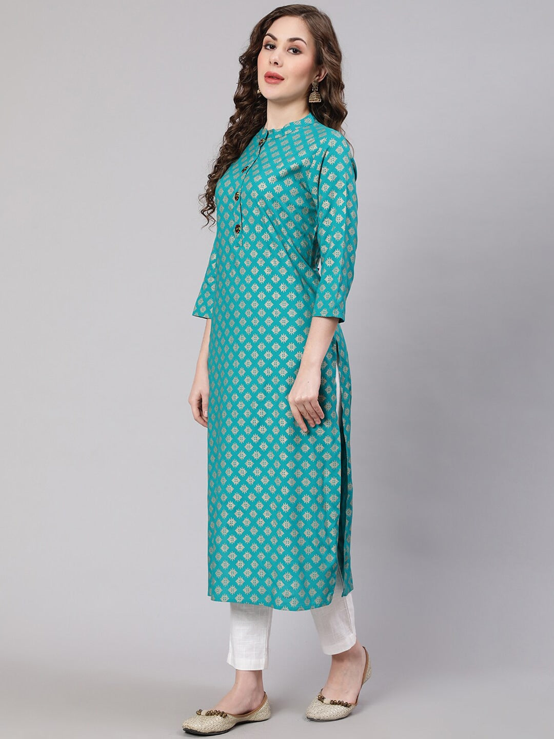Kalini Women Ethnic Motifs Printed Indie Prints Kurta - Distacart