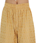 Thumbnail for PAVONINE Beige Color Full Chikankari Rayon Fabric Sharara For Women - Distacart