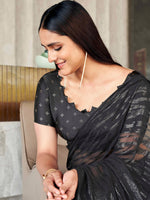 Thumbnail for Tikhi Imli Woven Design Satin Ready to Wear Saree - Distacart